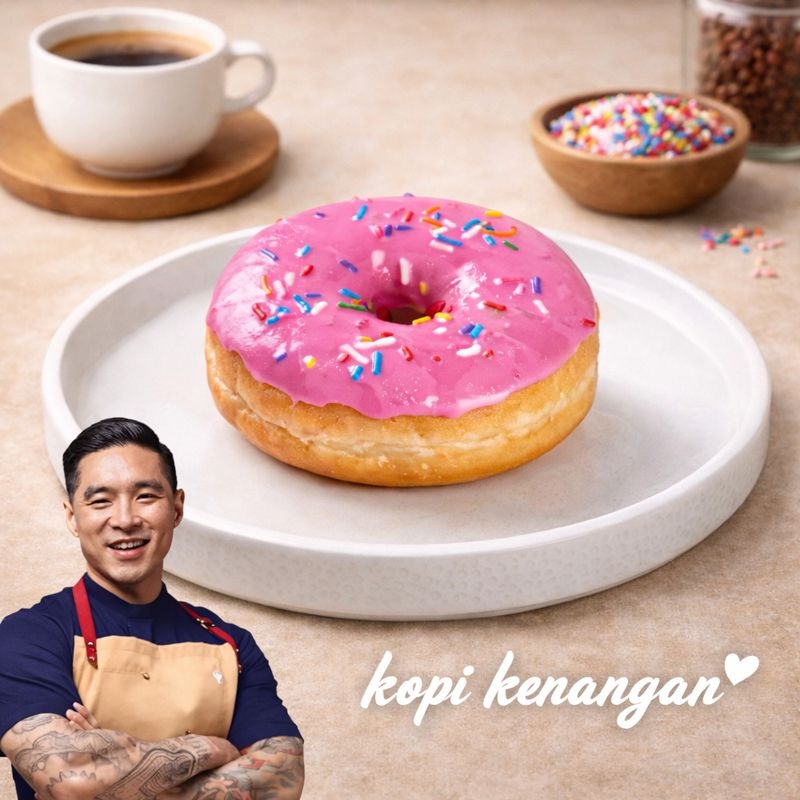 Donut Pink Confetti