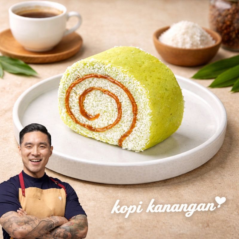 Roti Gulung Aren